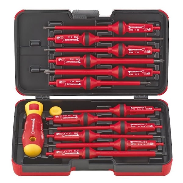 VDE set of reversible screwdrivers 14-pcs.
